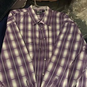 Men’s western long sleeve dress shirt